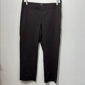 Eileen Fisher Brown Dress Pants Classic Streamlined Design Ponte Knit